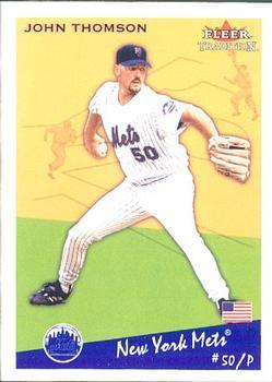 #U255 John Thomson - New York Mets - 2002 Fleer Tradition Update Baseball