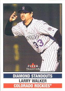 #U277 Larry Walker - Colorado Rockies - 2002 Fleer Tradition Update Baseball