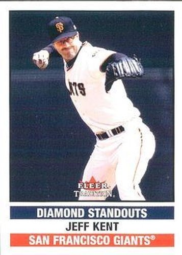 #U281 Jeff Kent - San Francisco Giants - 2002 Fleer Tradition Update Baseball