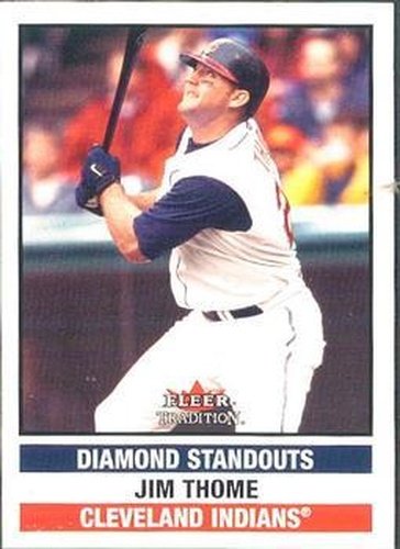 #U290 Jim Thome - Cleveland Indians - 2002 Fleer Tradition Update Baseball