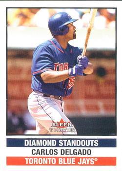 #U296 Carlos Delgado - Toronto Blue Jays - 2002 Fleer Tradition Update Baseball