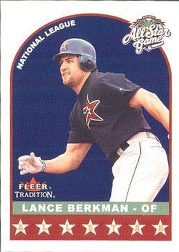 #U343 Lance Berkman - Houston Astros - 2002 Fleer Tradition Update Baseball