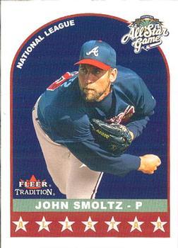 #U355 John Smoltz - Atlanta Braves - 2002 Fleer Tradition Update Baseball