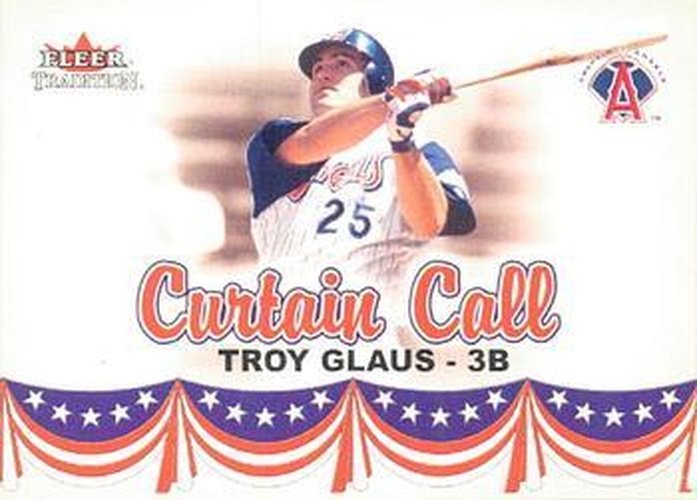 #U363 Troy Glaus - Anaheim Angels - 2002 Fleer Tradition Update Baseball