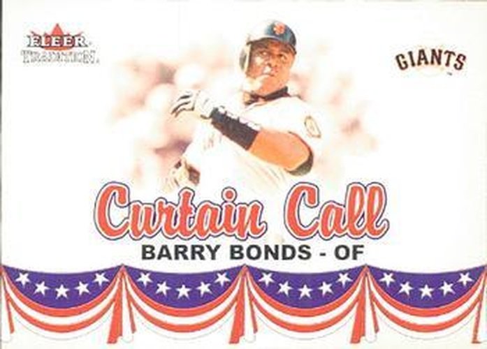 #U375 Barry Bonds - San Francisco Giants - 2002 Fleer Tradition Update Baseball