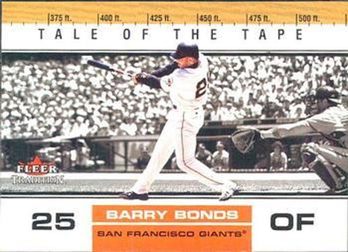 #U386 Barry Bonds - San Francisco Giants - 2002 Fleer Tradition Update Baseball