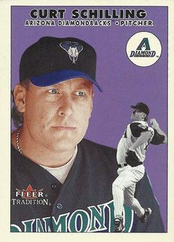 #U38 Curt Schilling - Arizona Diamondbacks - 2000 Fleer Tradition Update Baseball