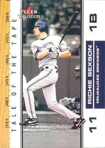 #U399 Richie Sexson - Milwaukee Brewers - 2002 Fleer Tradition Update Baseball