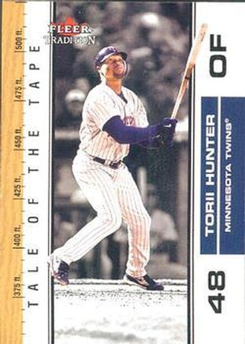 #U400 Torii Hunter - Minnesota Twins - 2002 Fleer Tradition Update Baseball