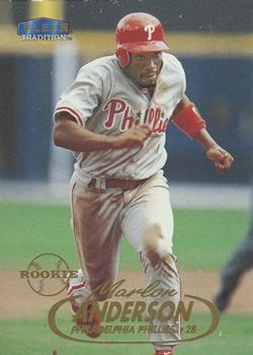 #U41 Marlon Anderson - Philadelphia Phillies - 1998 Fleer Tradition Update Baseball