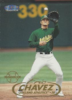 #U55 Eric Chavez - Oakland Athletics - 1998 Fleer Tradition Update Baseball