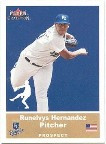 #U57 Runelvys Hernandez - Kansas City Royals - 2002 Fleer Tradition Update Baseball