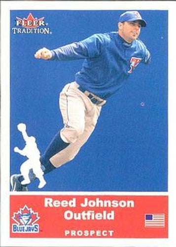 #U5 Reed Johnson - Toronto Blue Jays - 2002 Fleer Tradition Update Baseball