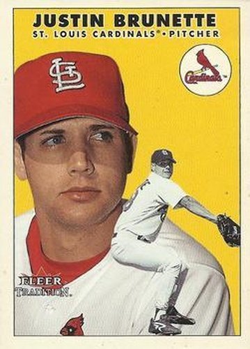 #U61 Justin Brunette - St. Louis Cardinals - 2000 Fleer Tradition Update Baseball