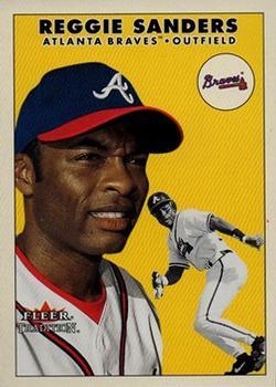 #U63 Reggie Sanders - Atlanta Braves - 2000 Fleer Tradition Update Baseball
