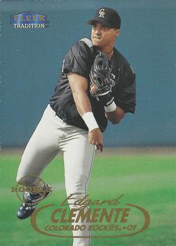 #U72 Edgard Clemente - Colorado Rockies - 1998 Fleer Tradition Update Baseball
