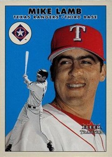 #U85 Mike Lamb - Texas Rangers - 2000 Fleer Tradition Update Baseball
