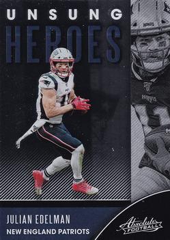 #UH-JE Julian Edelman - New England Patriots - 2020 Panini Absolute - Unsung Heroes Football