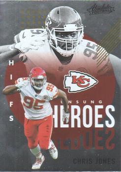 #UH8 Chris Jones - Kansas City Chiefs - 2021 Panini Absolute - Unsung Heroes Football