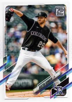 #US104 Austin Gomber - Colorado Rockies - 2021 Topps Update Baseball
