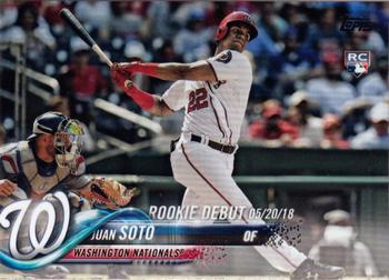#US104 Juan Soto - Washington Nationals - 2018 Topps Update Baseball