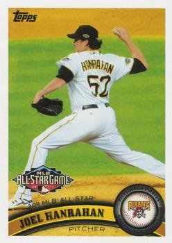 #US105 Joel Hanrahan - Pittsburgh Pirates - 2011 Topps Update Baseball