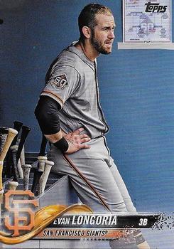 #US118b Evan Longoria - San Francisco Giants - 2018 Topps Update Baseball