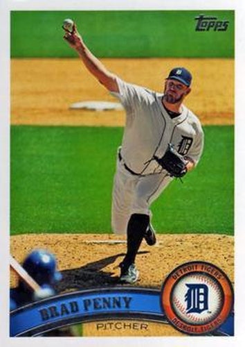 #US123 Brad Penny - Detroit Tigers - 2011 Topps Update Baseball