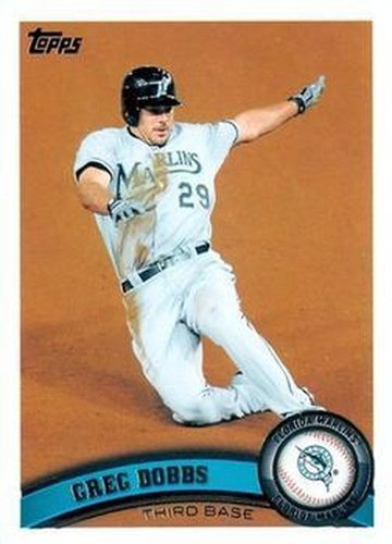 #US12 Greg Dobbs - Florida Marlins - 2011 Topps Update Baseball
