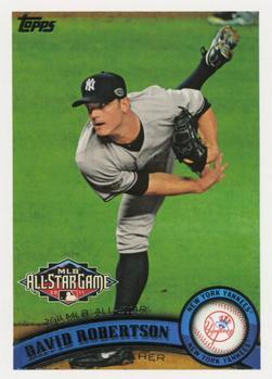 #US130 David Robertson - New York Yankees - 2011 Topps Update Baseball