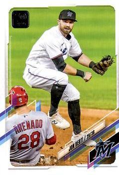 #US131 Jon Berti - Miami Marlins - 2021 Topps Update Baseball