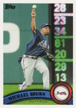 #US134 Michael Bourn - Atlanta Braves - 2011 Topps Update Baseball