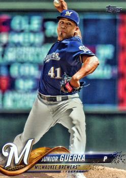 #US138 Junior Guerra - Milwaukee Brewers - 2018 Topps Update Baseball