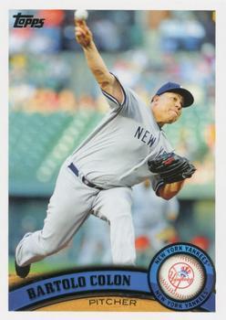 #US145 Bartolo Colon - New York Yankees - 2011 Topps Update Baseball