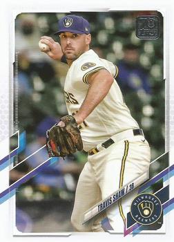 #US149 Travis Shaw - Milwaukee Brewers - 2021 Topps Update Baseball