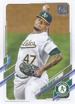 #US154 Frankie Montas - Oakland Athletics - 2021 Topps Update Baseball