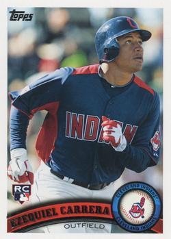 #US169 Ezequiel Carrera - Cleveland Indians - 2011 Topps Update Baseball