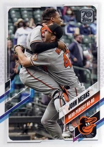 #US169 John Means - Baltimore Orioles - 2021 Topps Update Baseball