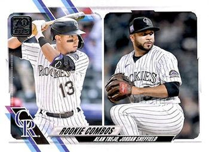 #US16 Jordan Sheffield / Alan Trejo - Colorado Rockies - 2021 Topps Update Baseball