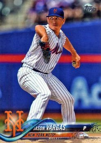 #US17 Jason Vargas - New York Mets - 2018 Topps Update Baseball