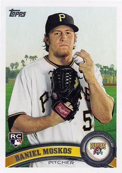 #US180 Daniel Moskos - Pittsburgh Pirates - 2011 Topps Update Baseball
