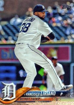 #US180 Francisco Liriano - Detroit Tigers - 2018 Topps Update Baseball
