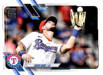 #US193 David Dahl - Texas Rangers - 2021 Topps Update Baseball