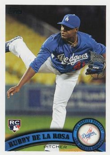 #US209 Rubby De La Rosa - Los Angeles Dodgers - 2011 Topps Update Baseball