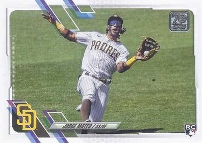 #US210 Jorge Mateo - San Diego Padres - 2021 Topps Update Baseball