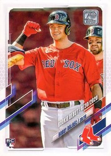 #US212 Bobby Dalbec - Boston Red Sox - 2021 Topps Update Baseball