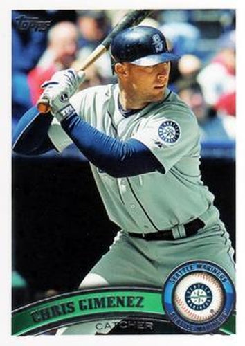 #US222 Chris Gimenez - Seattle Mariners - 2011 Topps Update Baseball