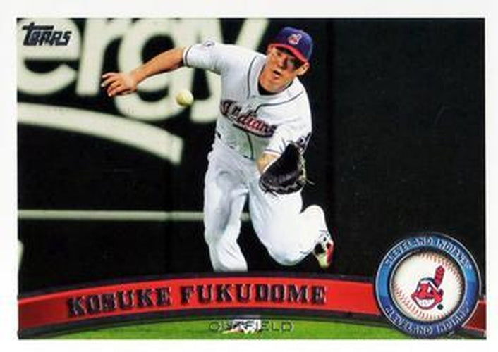 #US227 Kosuke Fukudome - Cleveland Indians - 2011 Topps Update Baseball