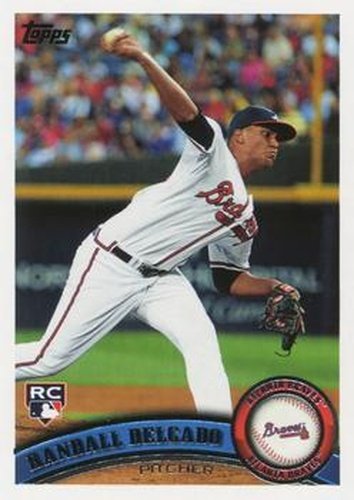 #US22 Randall Delgado - Atlanta Braves - 2011 Topps Update Baseball