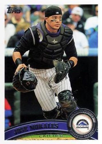 #US236 Jose Morales - Colorado Rockies - 2011 Topps Update Baseball